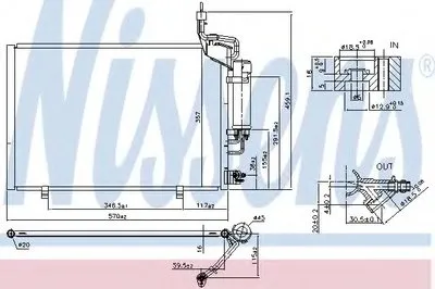 Конденсатор, кондиционер NISSENS купить