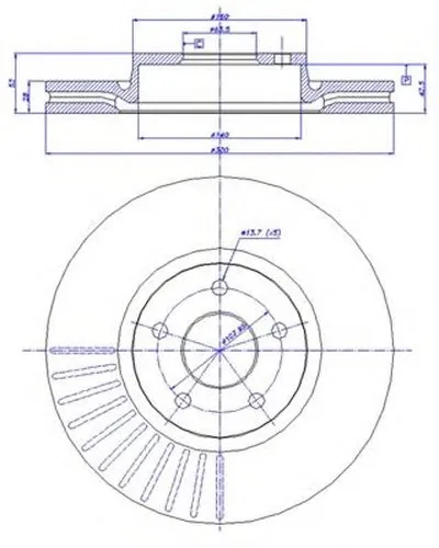 Тормозной диск HC CAR купить