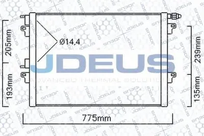 Конденсатор, кондиционер JDEUS купить