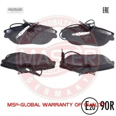 Комплект тормозных колодок, дисковый тормоз Anti-Noise MASTER-SPORT купить