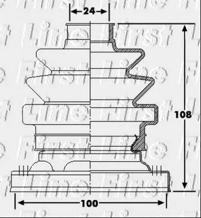 Пыльник, приводной вал FIRST LINE купить