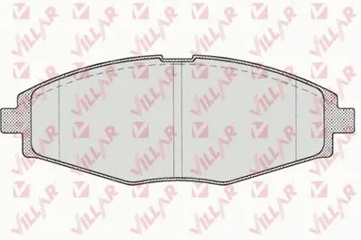 Комплект тормозных колодок, дисковый тормоз VILLAR купить