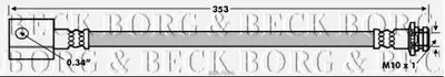 Тормозной шланг BORG & BECK купить