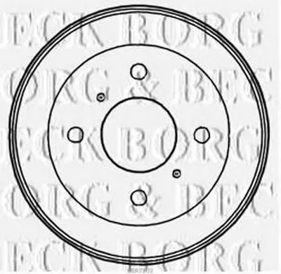 Тормозной барабан BORG & BECK купить