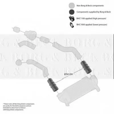 Трубка нагнетаемого воздуха BORG & BECK купить