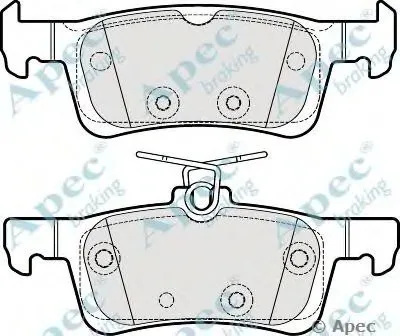 Комплект тормозных колодок, дисковый тормоз APEC braking купить