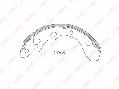 Комплект тормозных колодок LYNXauto купить