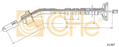 Тросик сцепления COFLE купить