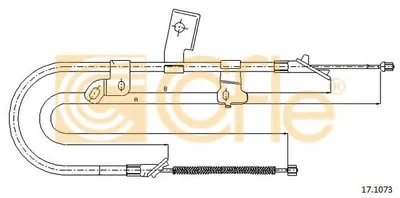 Трос, стояночная тормозная система COFLE купить