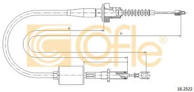 Тросик сцепления COFLE купить