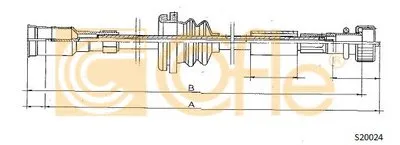 Тросик спидометра COFLE купить