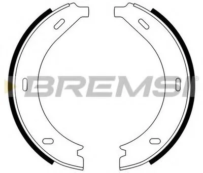 Комплект тормозных колодок, стояночная тормозная система BREMSI купить
