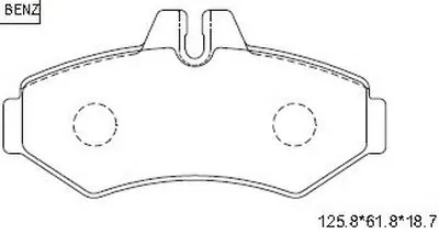 Комплект тормозных колодок, дисковый тормоз ASIMCO купить