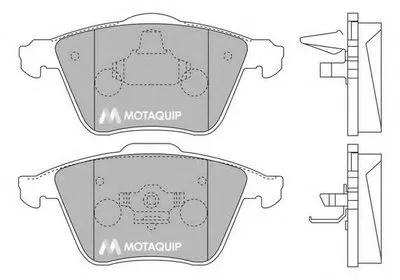 Комплект тормозных колодок, дисковый тормоз MOTAQUIP купить