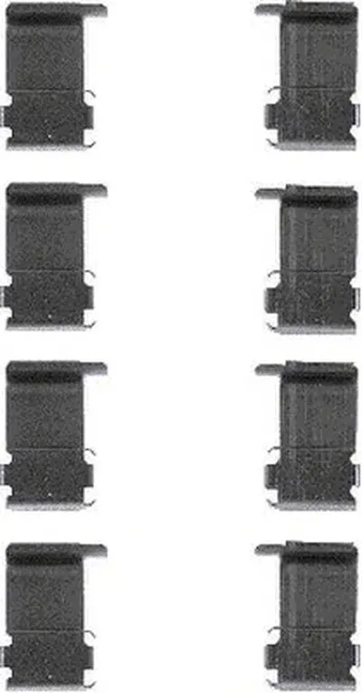 Комплектующие, колодки дискового тормоза HELLA купить