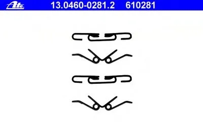Комплектующие, колодки дискового тормоза ATE купить