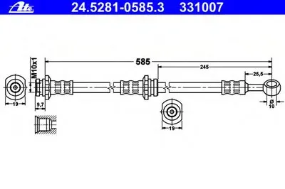 Тормозной шланг ATE купить