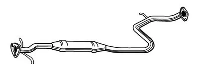 Средний глушитель выхлопных газов WALKER купить