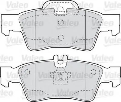 Комплект тормозных колодок, дисковый тормоз VALEO купить