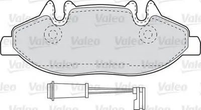 Комплект тормозных колодок, дисковый тормоз VALEO купить