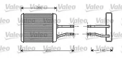 Теплообменник, отопление салона VALEO купить