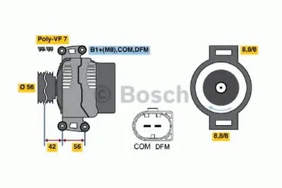 Генератор BOSCH купить