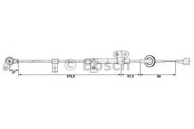 Датчик, частота вращения колеса BOSCH купить