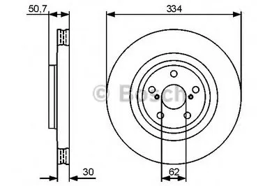 Тормозной диск BOSCH купить