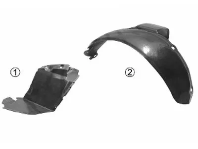 Обшивка, колесная ниша VAN WEZEL купить