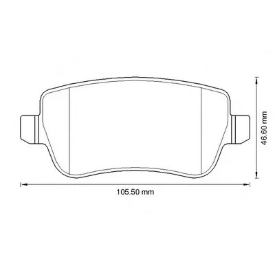 Комплект тормозных колодок, дисковый тормоз JURID купить