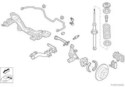 Рулевое управление; Подвеска колеса HERTH+BUSS JAKOPARTS купить