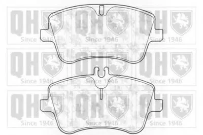 Комплект тормозных колодок, дисковый тормоз QUINTON HAZELL купить
