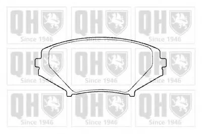 Комплект тормозных колодок, дисковый тормоз QUINTON HAZELL купить
