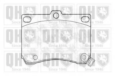 Комплект тормозных колодок, дисковый тормоз QUINTON HAZELL купить
