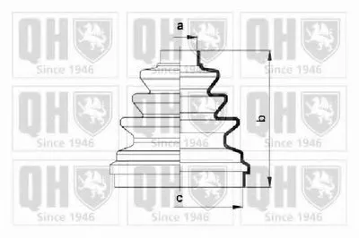 Комплект пылника, приводной вал QUINTON HAZELL купить