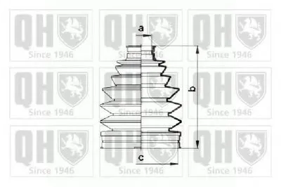 Комплект пылника, приводной вал QUINTON HAZELL купить