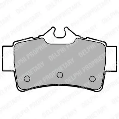 Комплект тормозных колодок, дисковый тормоз DELPHI купить