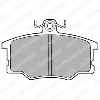 Комплект тормозных колодок, дисковый тормоз DELPHI купить