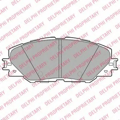 Комплект тормозных колодок, дисковый тормоз DELPHI купить