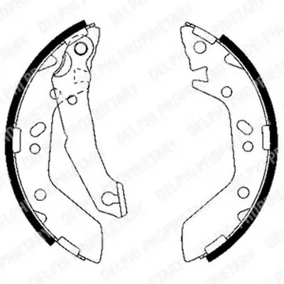 Комплект тормозных колодок DELPHI купить