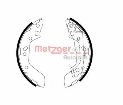 Комплект тормозных колодок METZGER купить