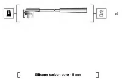 Комплект проводов зажигания MAGNETI MARELLI купить