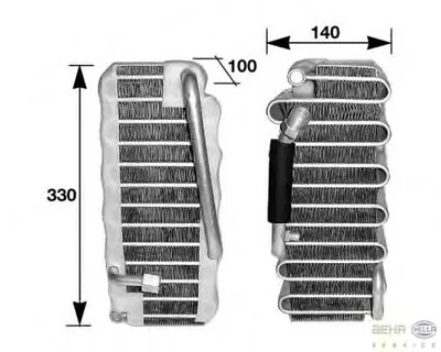 Испаритель, кондиционер BEHR HELLA SERVICE купить