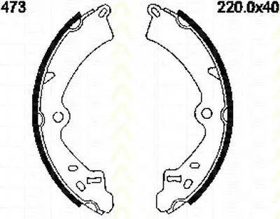 Комплект тормозных колодок TRISCAN купить