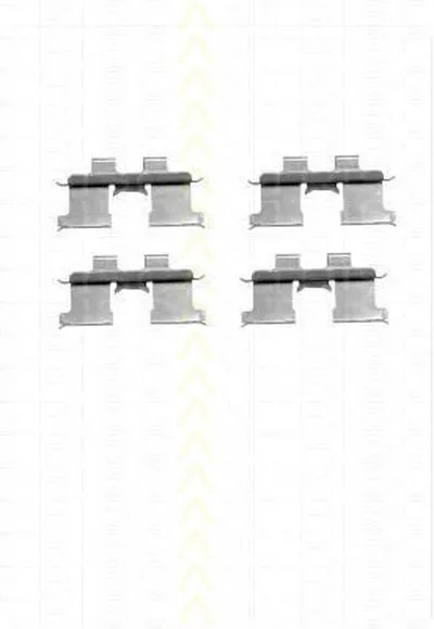 Комплектующие, колодки дискового тормоза TRISCAN купить