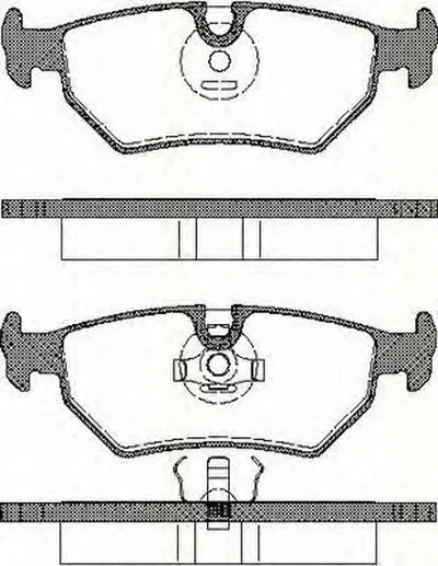 Комплект тормозных колодок, дисковый тормоз TRISCAN купить
