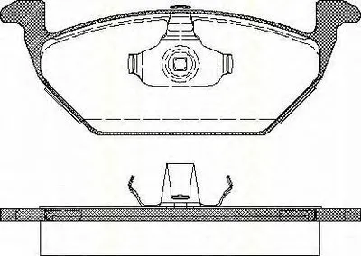Комплект тормозных колодок, дисковый тормоз TRISCAN купить
