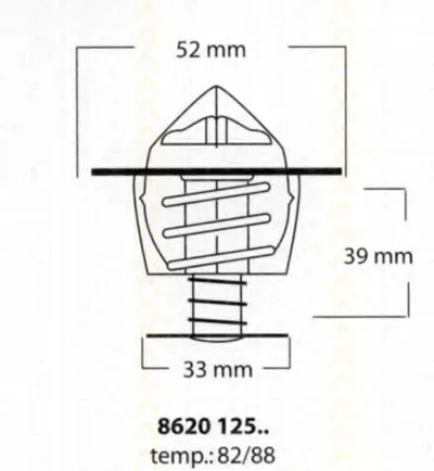 Термостат, охлаждающая жидкость TRISCAN купить