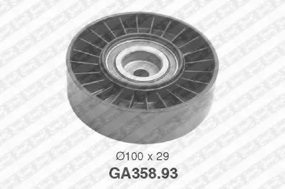 Паразитный / ведущий ролик, поликлиновой ремень SNR купить