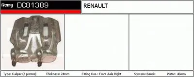 Тормозной суппорт Remanufactured REMY (Multiline) DELCO REMY купить
